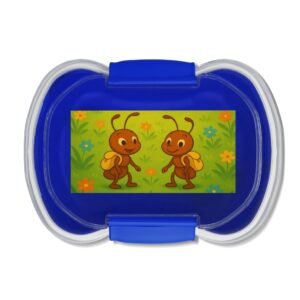 Cute Ants Two-Tier Bento Box, Lunch Box for Kids, Snack Container, School Lunch Essentials, Eco-Friendly Meal Prep
