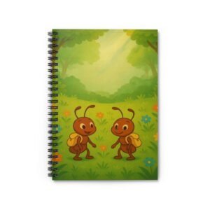 Cute Ants Spiral Notebook - Perfect for Kids, Back to School, Journaling, Nature Lovers, and Creative Writing